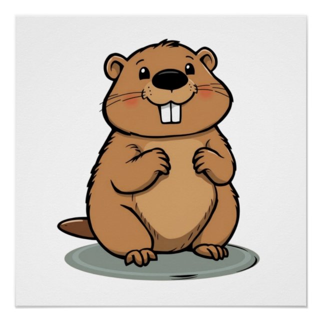 Póster Castor (Frente)