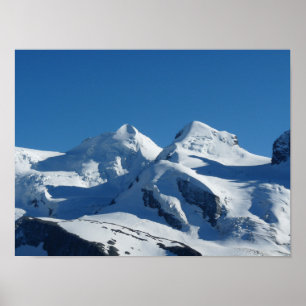 Poster Castor e Polux Alpes suíços