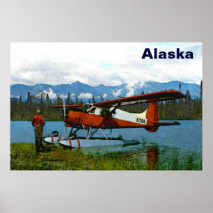 Póster Castor Floatplane de de Havilland