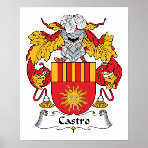 Póster Castro Family Crest