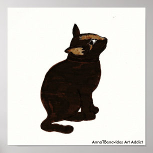 Poster Cat#3, viciado da arte de AnnaTBenevides