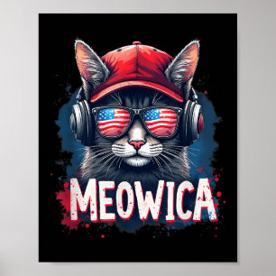 Poster Cat. 4 De Julho Meninas Meowica Meninas Meninas Bo