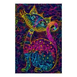 Póster Cat 7 - Sorte n.o 7