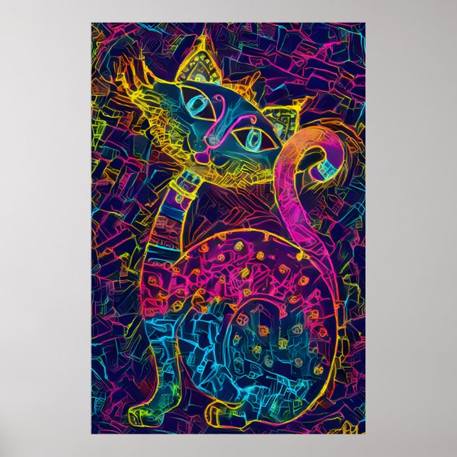 Poster Cat 7 - Sorte n.o 7 (Frente)