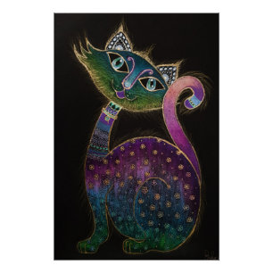 Póster Cat 7 - Sortudo n.º 7 Poster