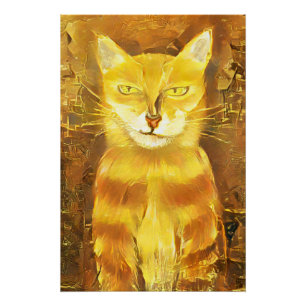 Póster Cat 8 - A mancha do Ouro
