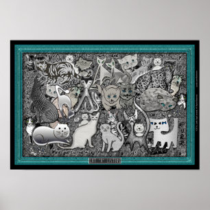 Póster Cat-A-Listers