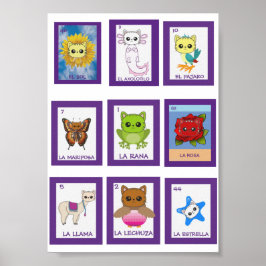 Poster Cat Art Lottería,