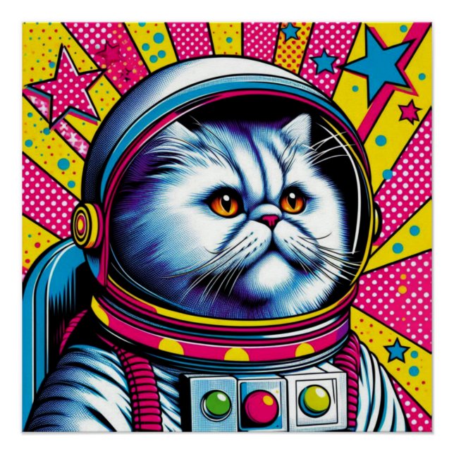 PÓSTER CAT-ASTRONAUT 2 PERSO (Frente)