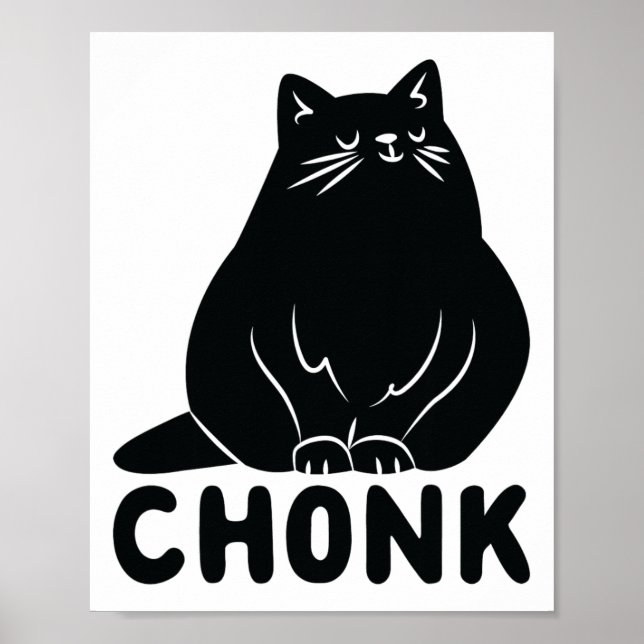 Poster Cat Chonk (Frente)