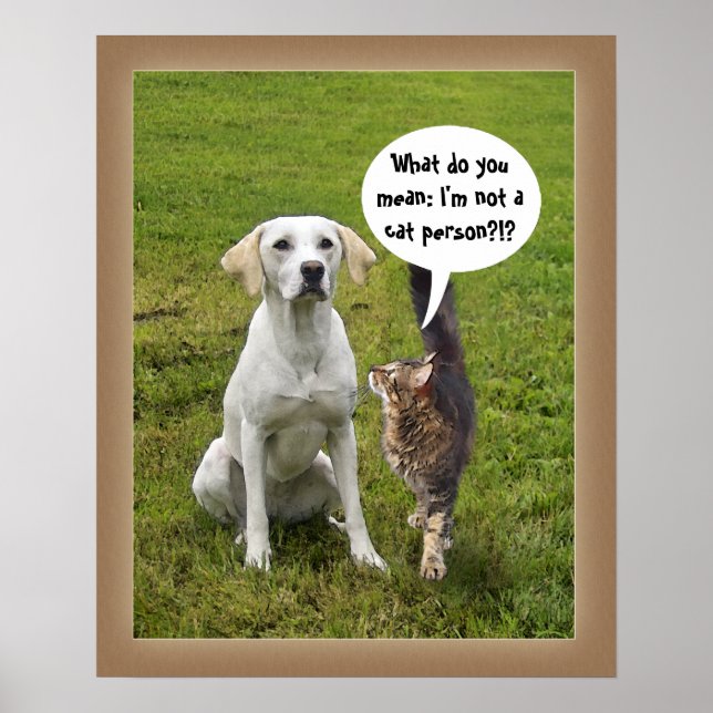 Poster Cat & Dog (personalizável) (Frente)