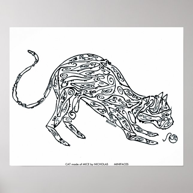 Póster CAT feito de MICE por NICHOLAS MINI... (Frente)