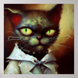 Poster Cat Frankenstein