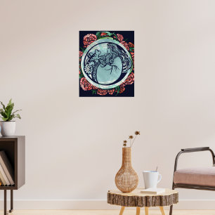 Poster Cat Goddess Rosa