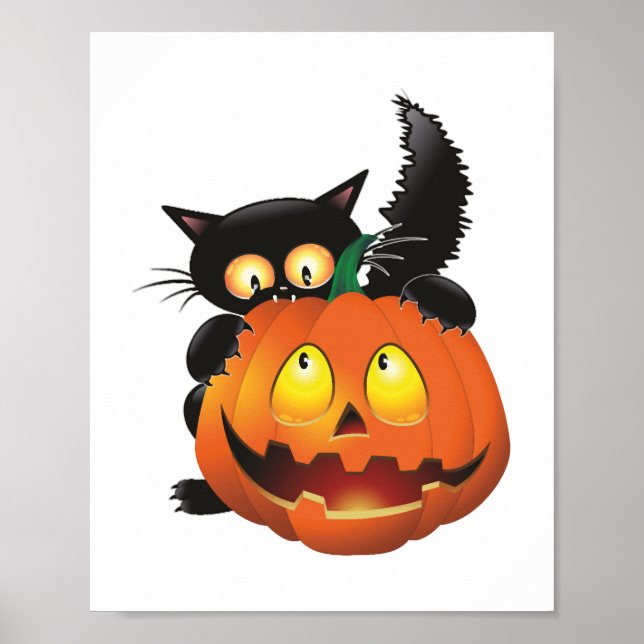 POSTER CAT HALLOWEEN (Frente)