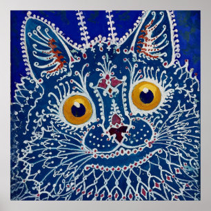 Poster "Cat in Gothic Style" de Louis Wain