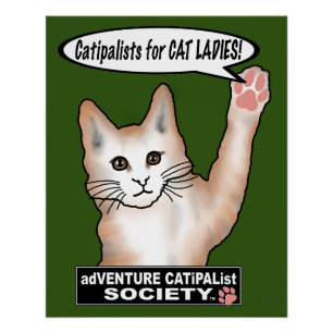 Póster Cat Ladies Cat
