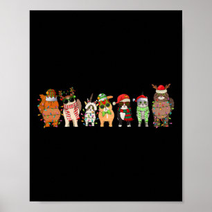 Poster Cat Lover Meowy Christmas Family Pjs Matching Men