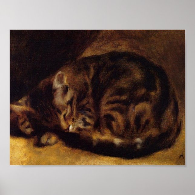 Póster Cat por Renoir (Frente)