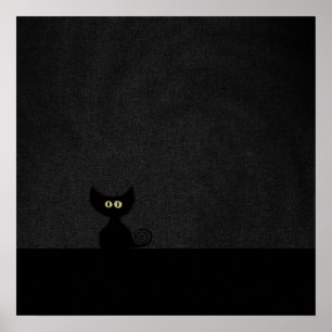 PÓSTER CAT PRETO
