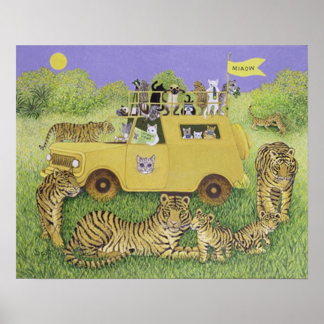 Poster Cat Safari (Frente)