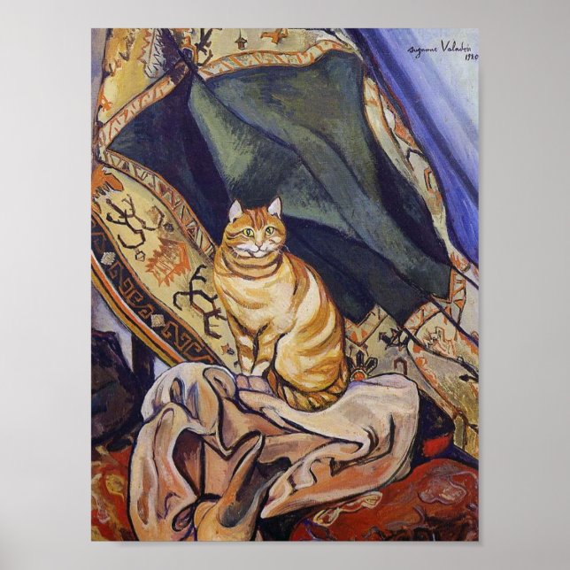 Poster Cat, Suzanne Valadon (Frente)
