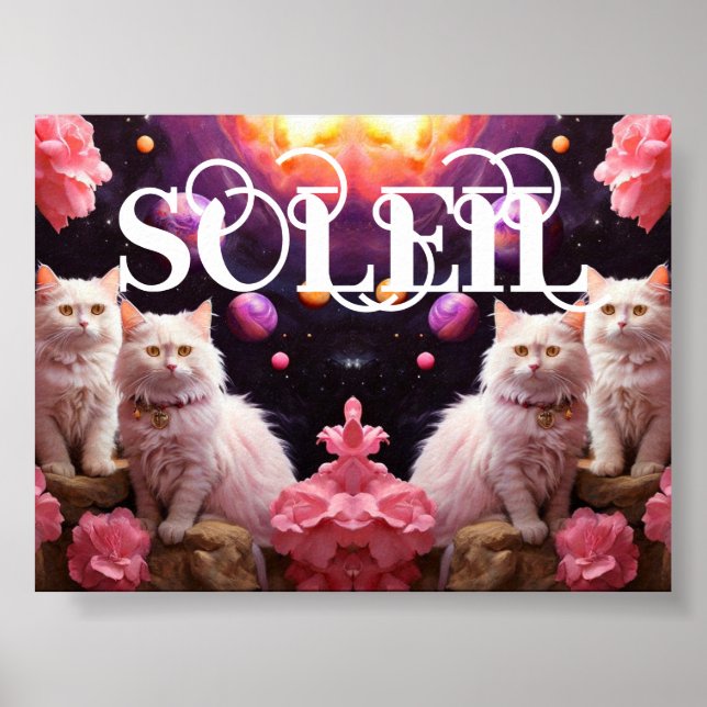 Poster Cat Wall Art for Cat Lovers (Frente)