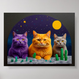 Poster Cat Wall Art for Cat Lovers