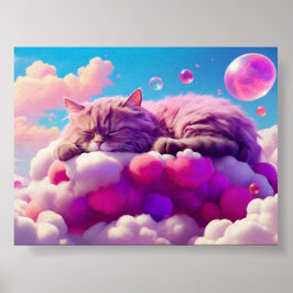 Poster Cat Wall Art para Cat Lovers