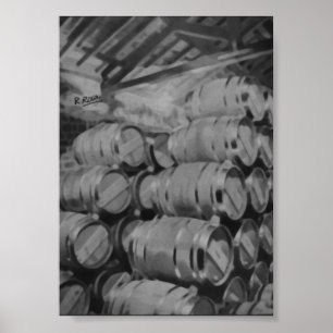 Póster Cata de vêneas (Bodega)Óleos originais Trabalho de