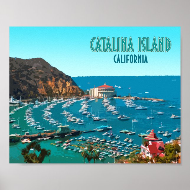 Poster Catalina Island Papais noeis Catalina California V (Frente)