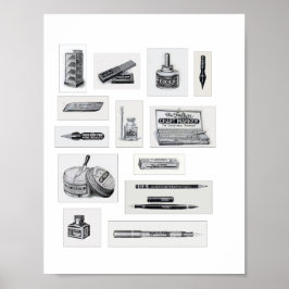 Poster Catálogo do Vintage Stationer