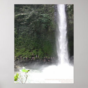 Póster Catarata cai perto de Fortuna, Costa Rica