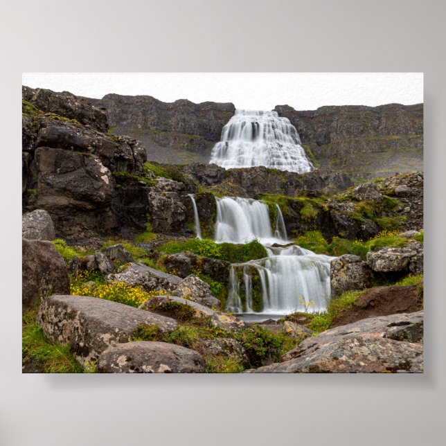 Poster Catarata Dynjandi (Frente)