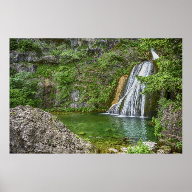Poster Catarata Verde Natureza (Frente)