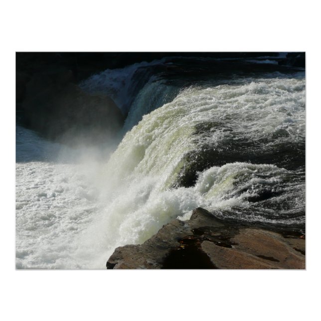 Póster Cataratas de Ohiopyle na Pensilvânia (Frente)