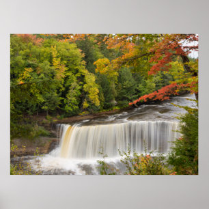 Poster Cataratas de Tahquamenon no Outono