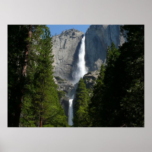 Póster Cataratas de Yosemite II do Parque Nacional de Yos (Frente)
