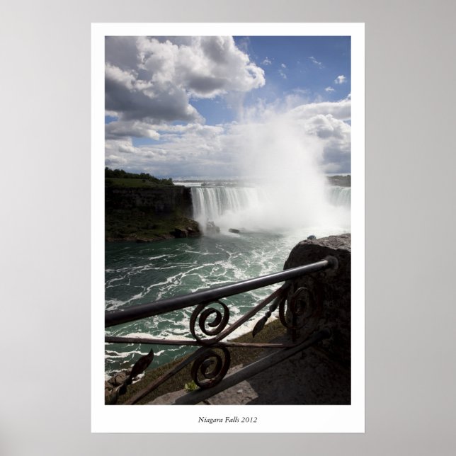 Póster Cataratas em ferradura (Frente)
