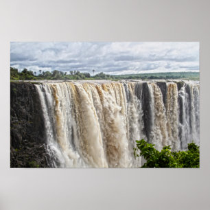 Poster Cataratas Vitória, estação das chuvas