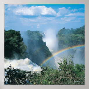 Poster Cataratas Vitória, Zimbabwe