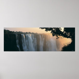 Poster Cataratas Vitória, Zimbabwe, África