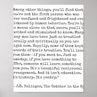 Poster Catcher na Cotação de Centeio