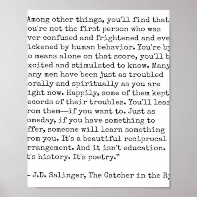 Poster Catcher na Cotação de Centeio (Frente)