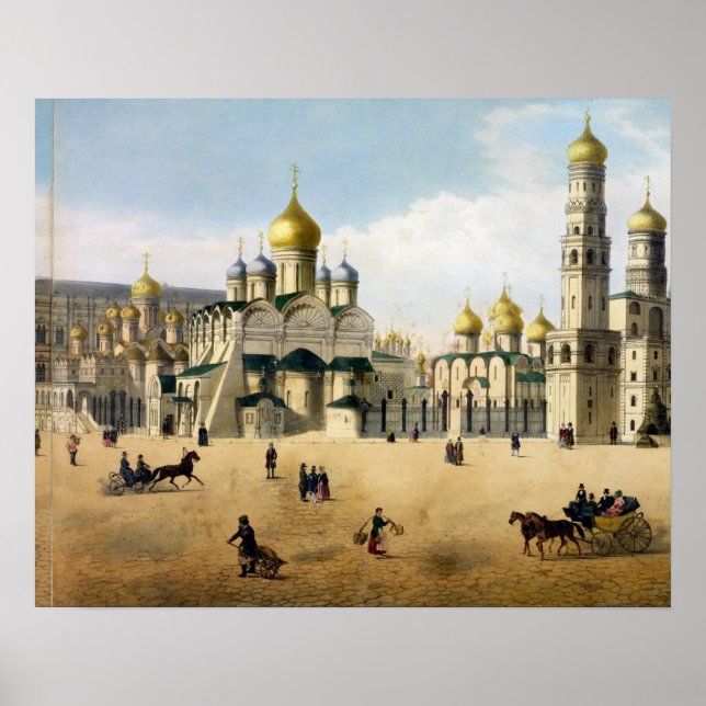 Poster Catedrais da Anunciação e do Arcanjo, (Frente)