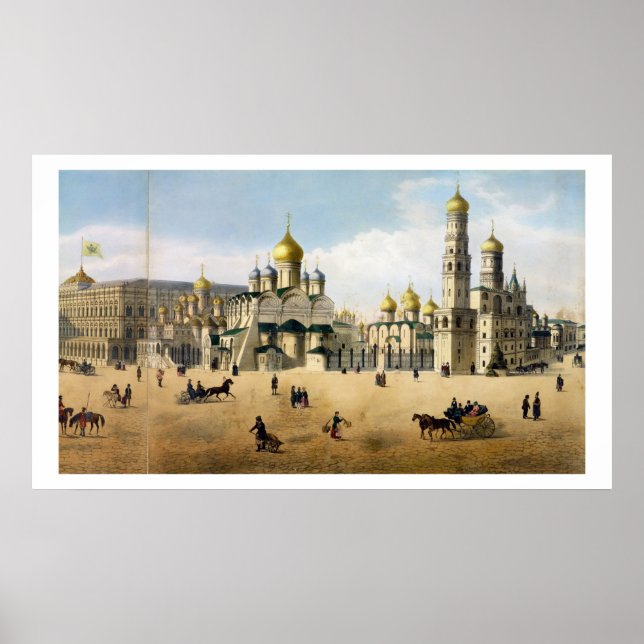 Póster Catedrais da Anunciação e do Arcanjo, (Frente)