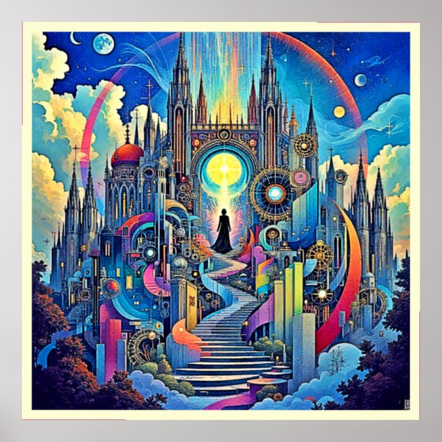 Poster Catedral Celestial (Frente)