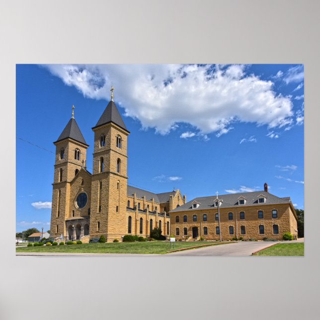 Poster Catedral das Planícies, Victoria, Kansas (Frente)