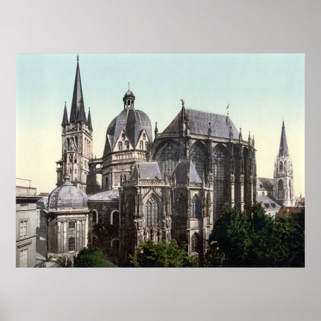 Poster Catedral de Aachen (Frente)