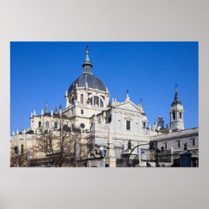 Póster Catedral de Almudena em Madrid